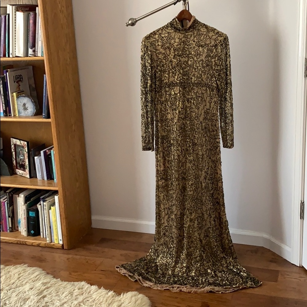 Ralph Lauren Full Length Beaded Gown